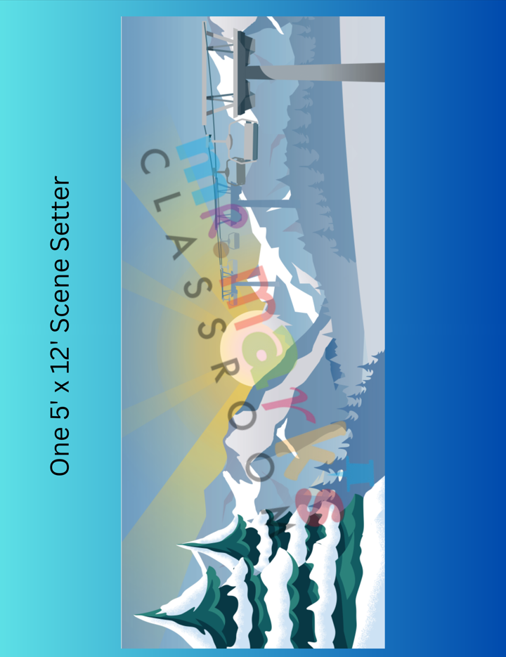 Snow Slopes Scene Setter image 1