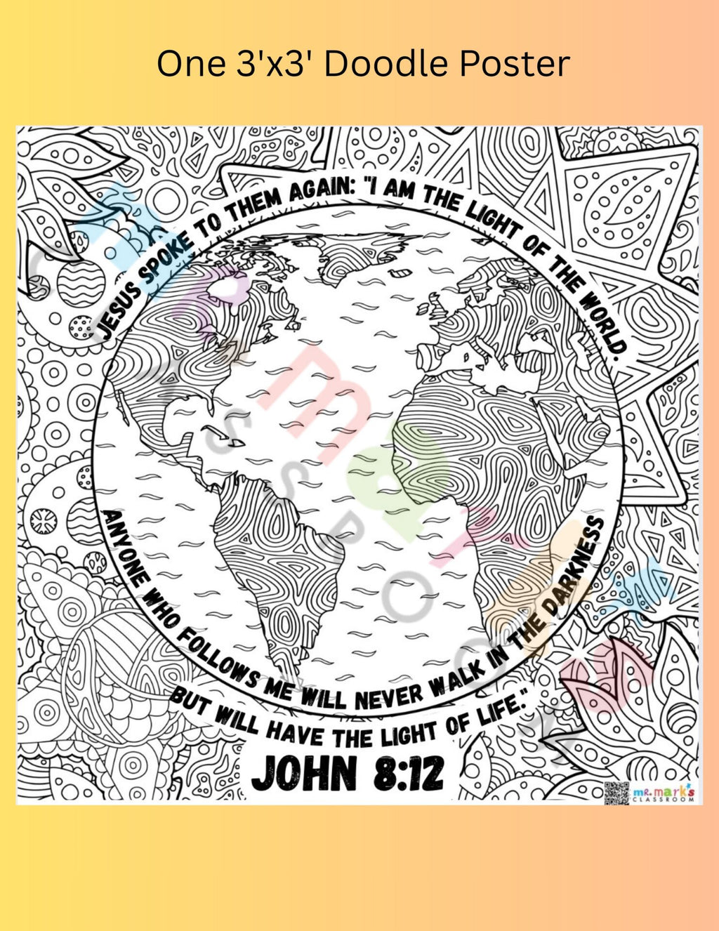 Doodle Art Individuals: Light of the World image 1