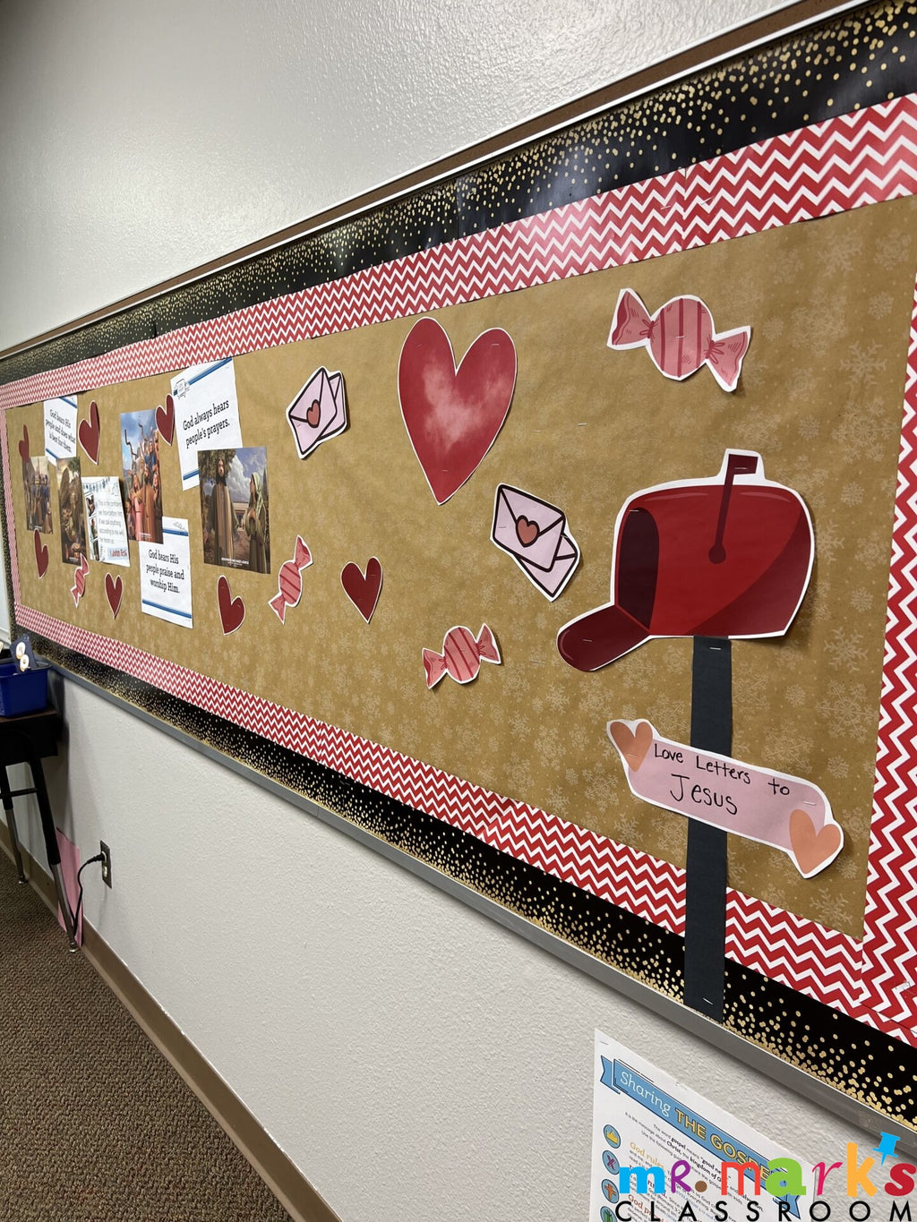 FREE Valentines Bulletin Decor Downloadable image 5