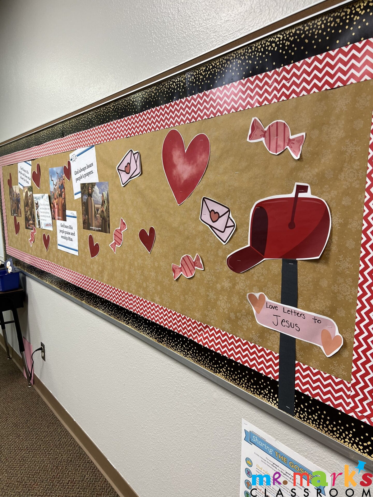 FREE Valentines Bulletin Decor Downloadable image 5