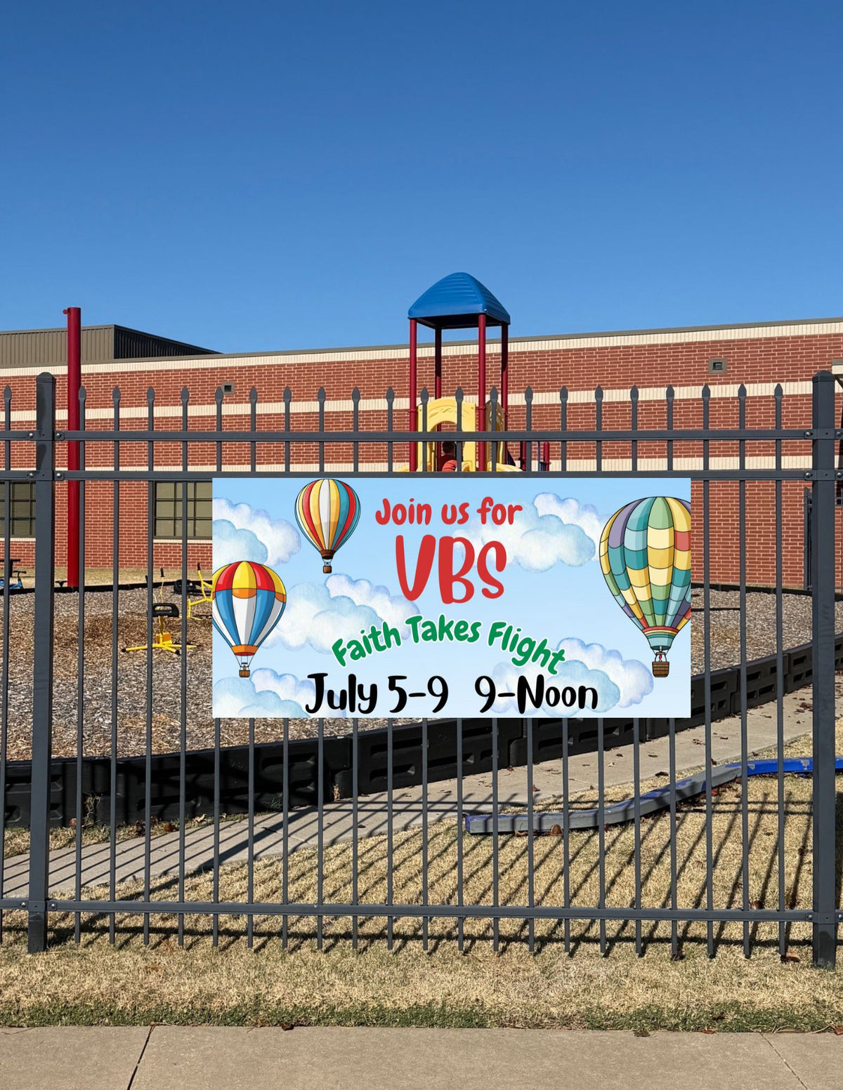Balloons Outdoor Banner