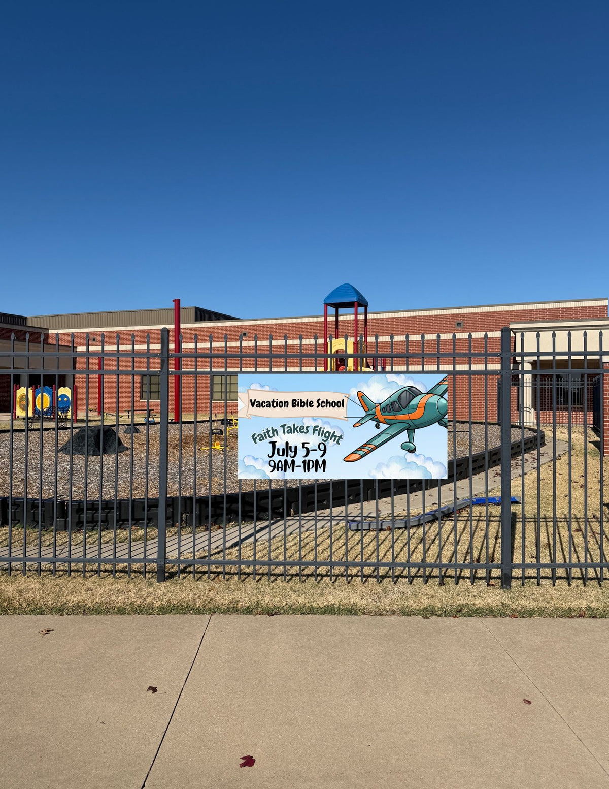 Plane Outdoor Banner