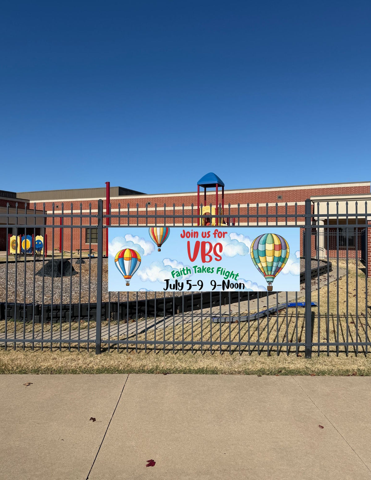 Balloons Outdoor Banner