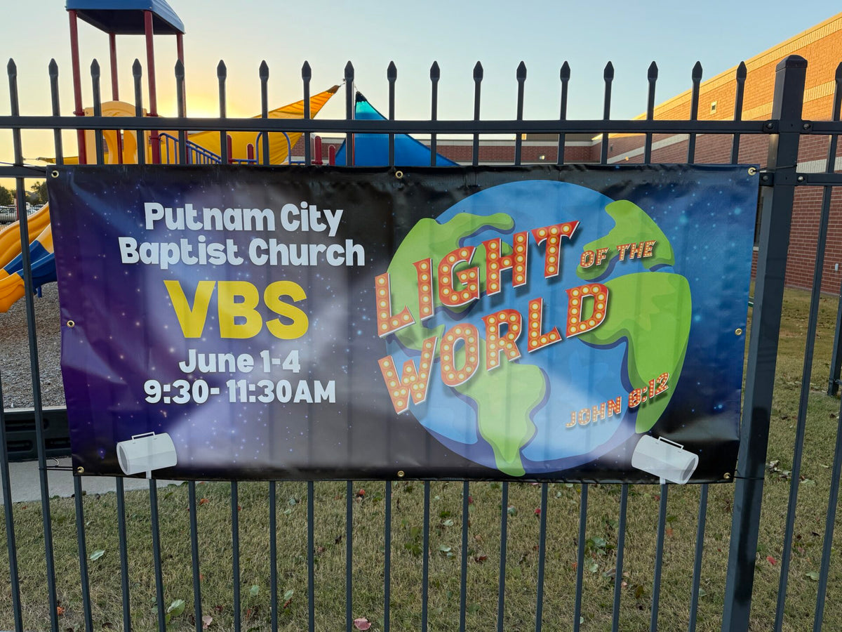 Outdoor Banner: Light of the World image 1