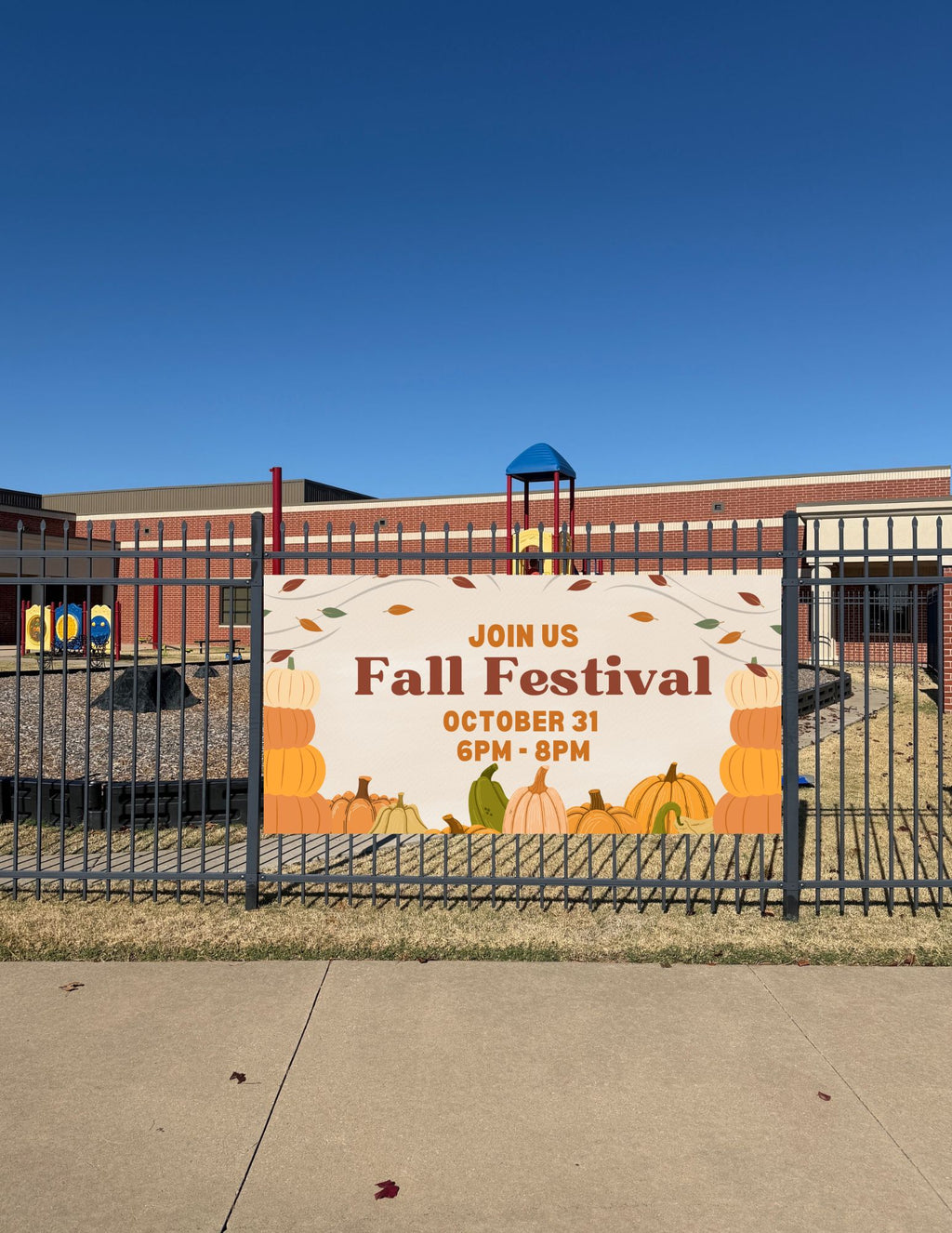 Fall Outdoor Banner