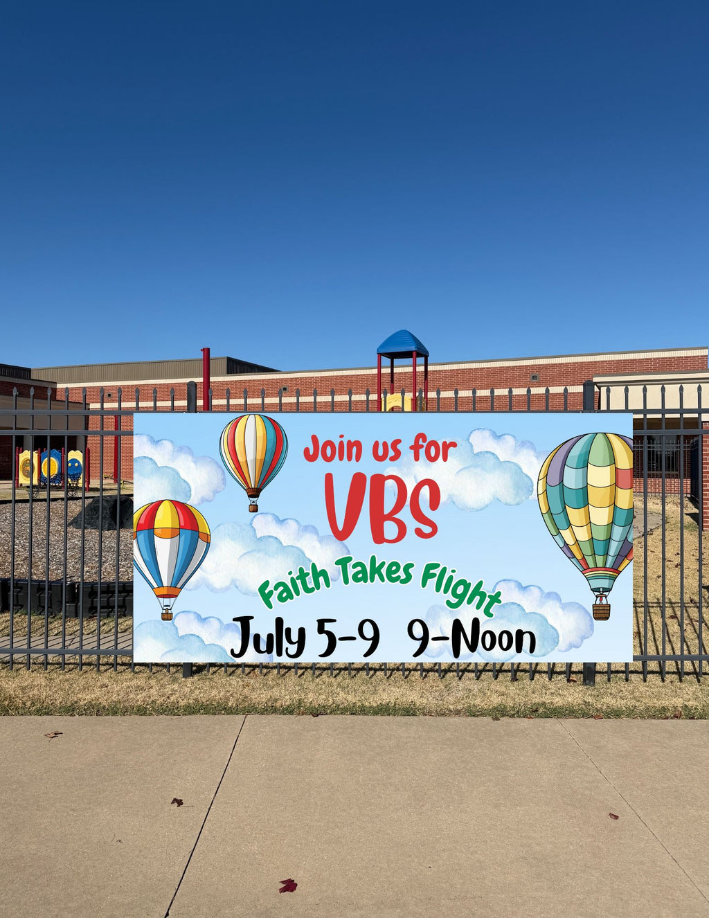 Balloons Outdoor Banner