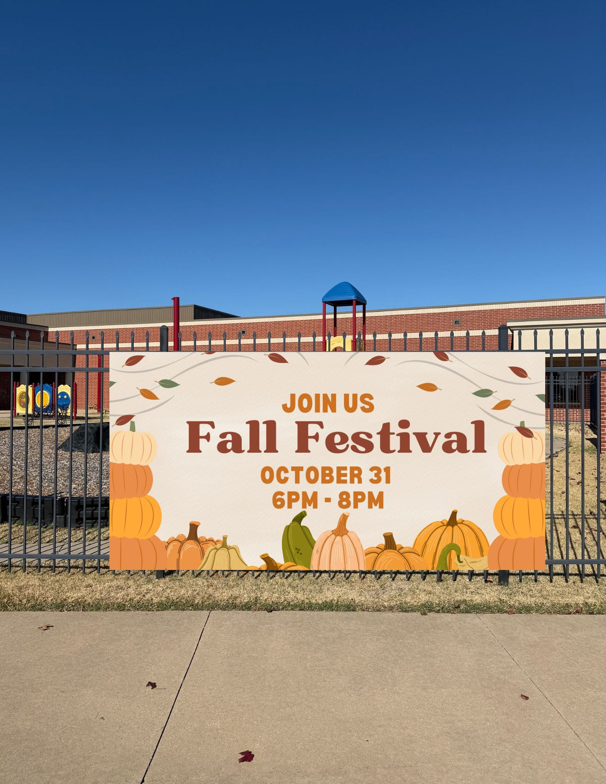 Fall Outdoor Banner