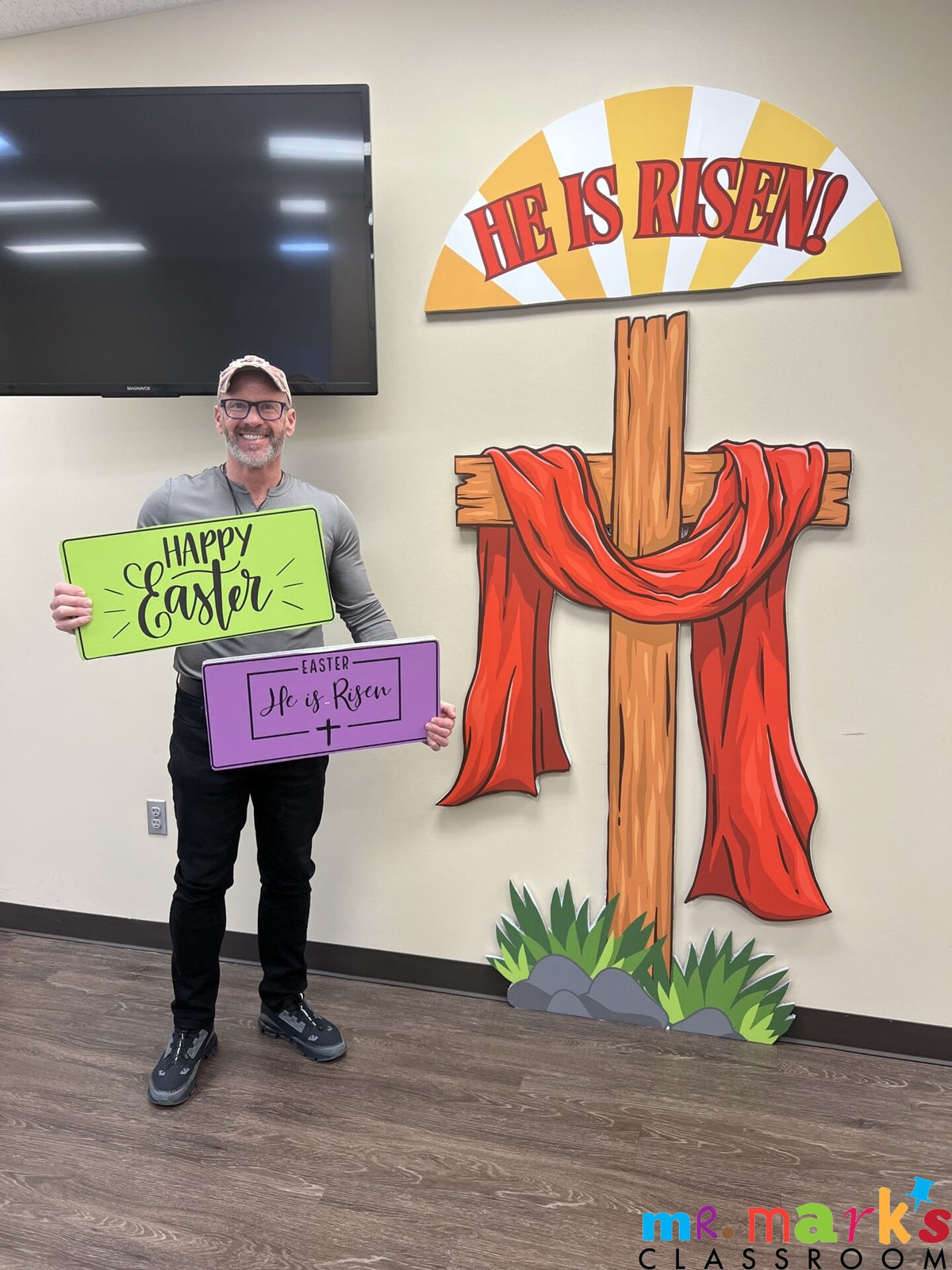 Easter Cross with Props image 0