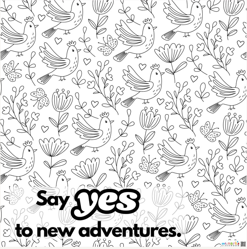 Themed Doodle Art - Birds image