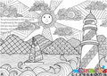 Seaside Doodle Art: Romans 12:2 image 0