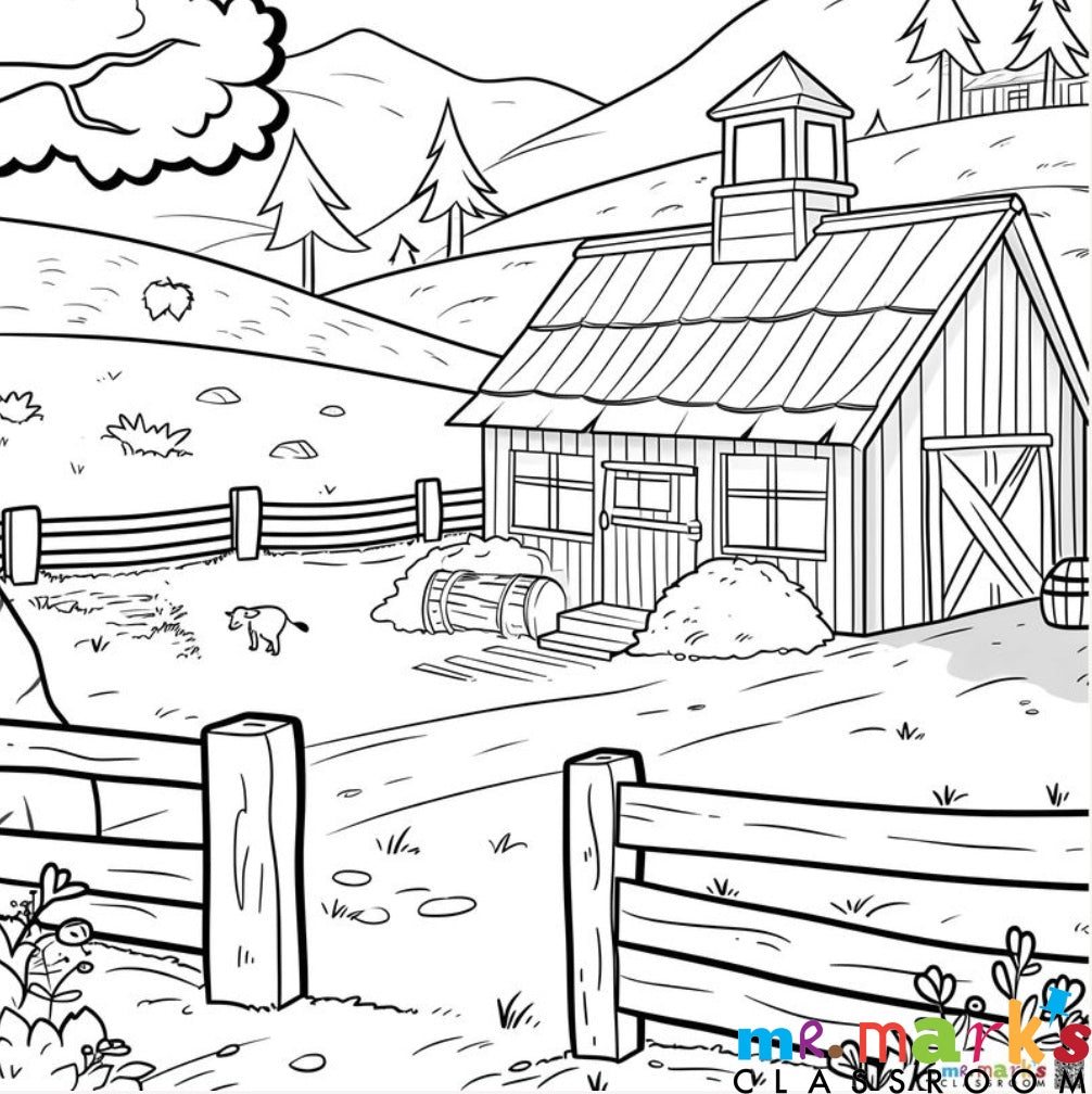 Farm/ Wild West Doodle Art- Individuals image 2