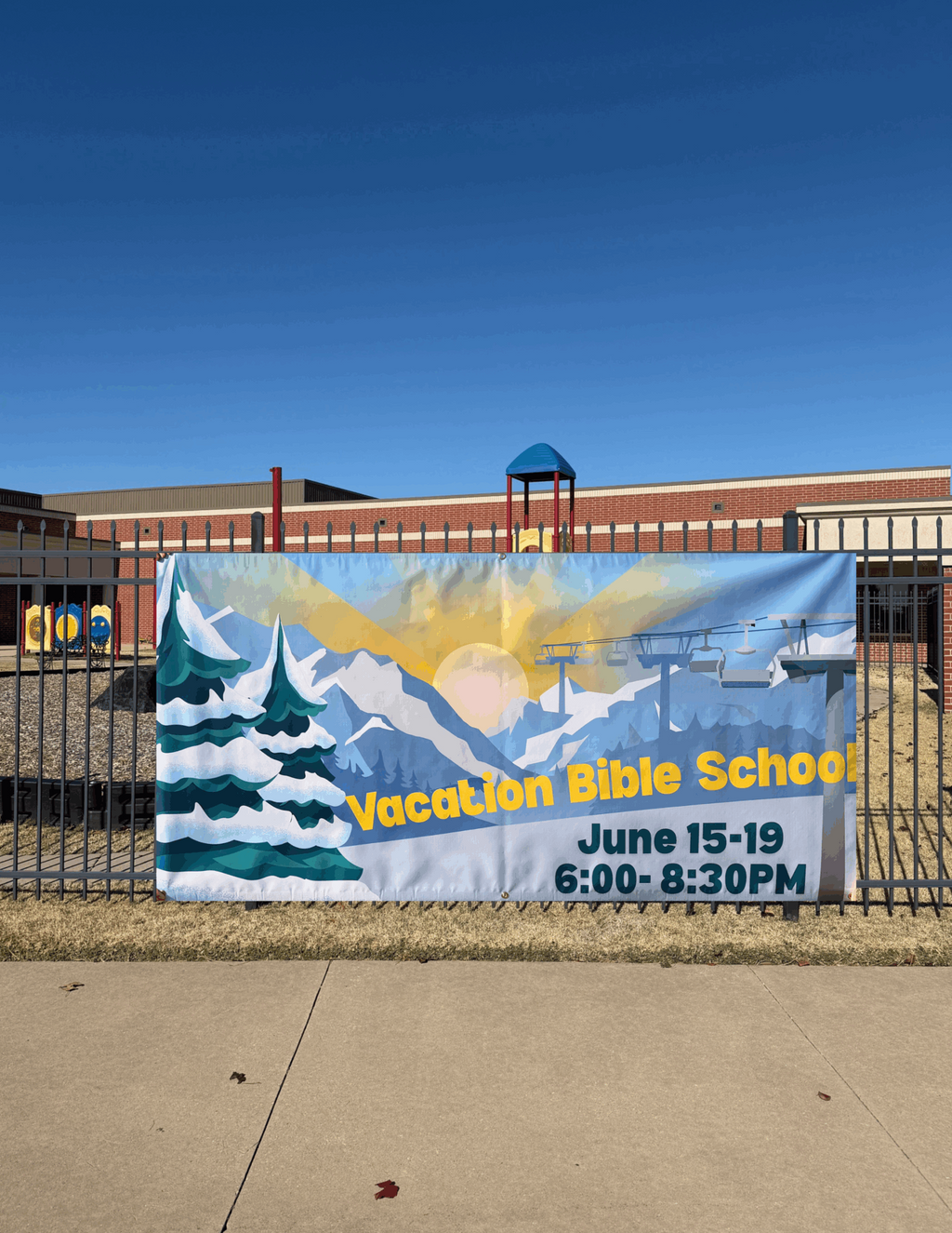 Outdoor Banner: Snow Slopes image 1