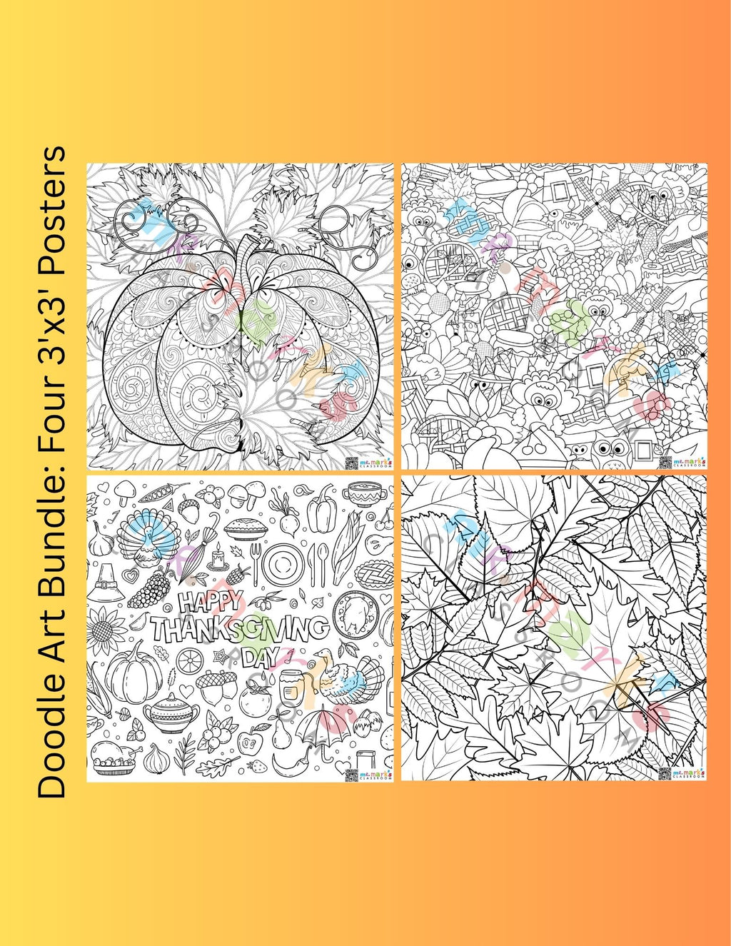 Fall Doodle Art
