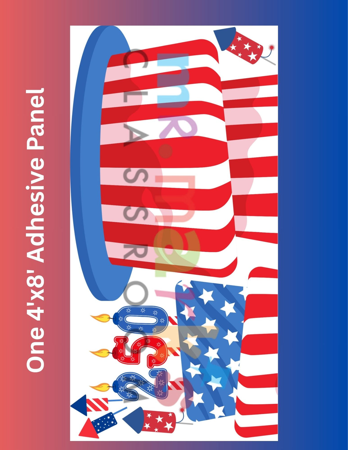 USA Birthday Cake Prop