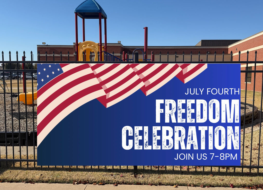 Outdoor Banner: USA Celebration