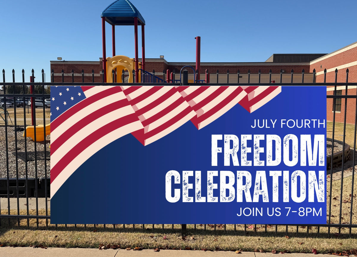 Outdoor Banner: USA Celebration