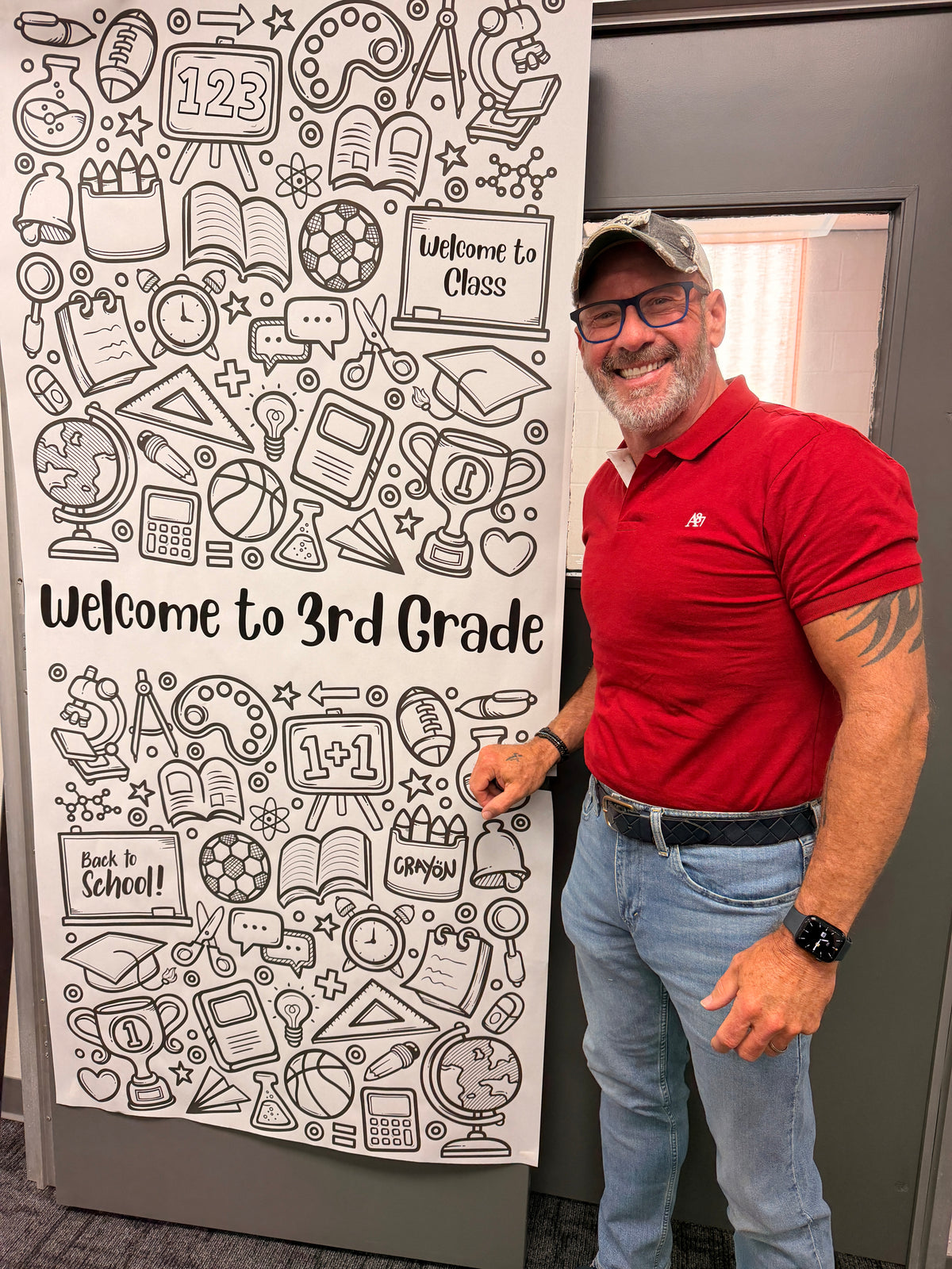 Back to School Door Poster