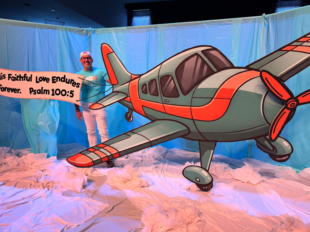 Giant Plane and Banner