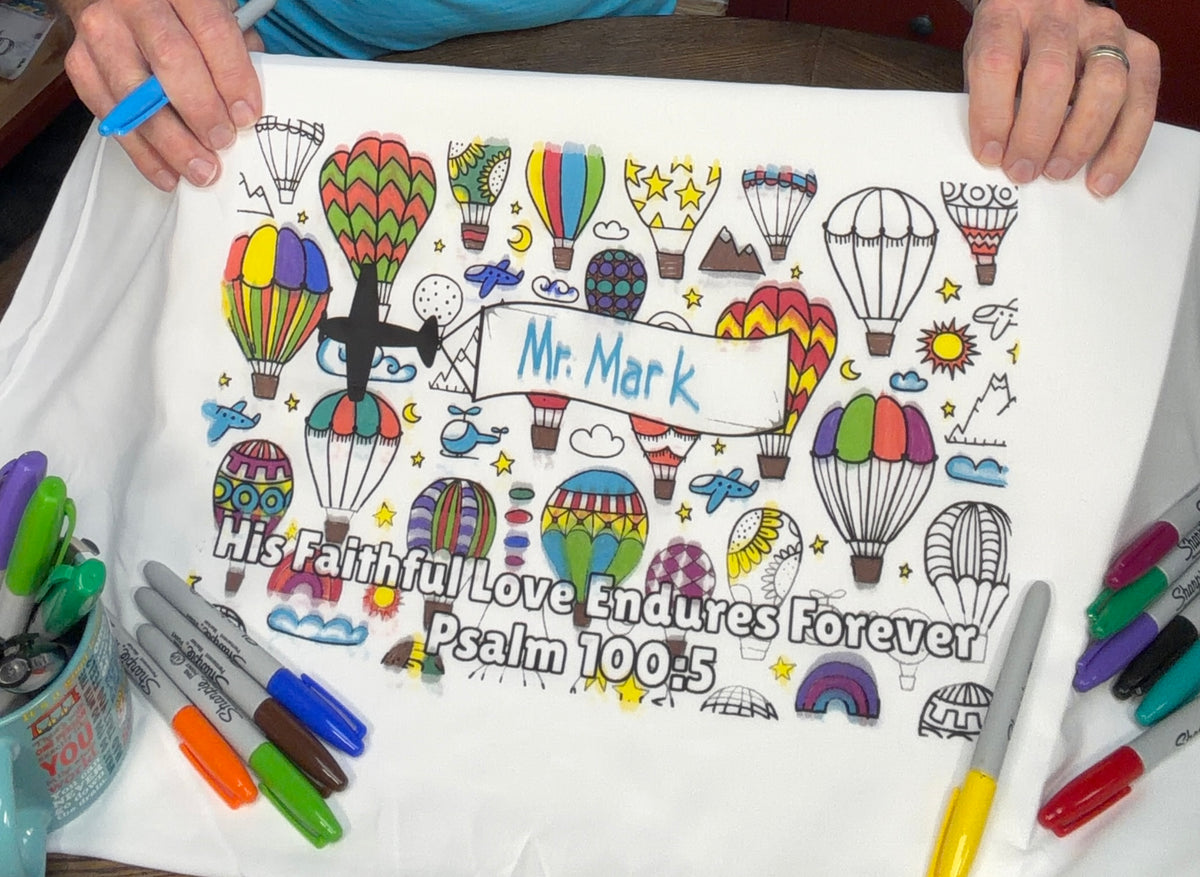 Up & Away Doodle Pillowcases (12 Pack)