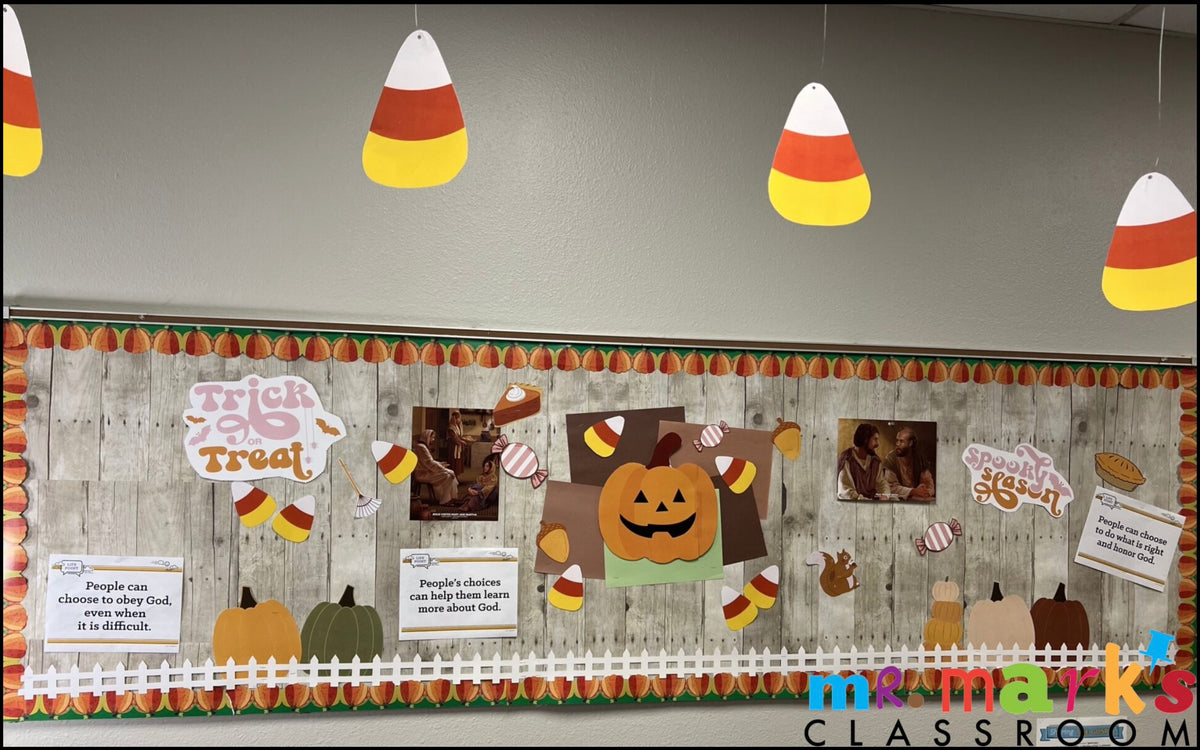 Thanksgiving and Halloween Bulletin Downloadable