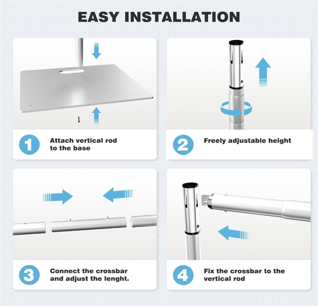 Pipe and Drape Backdrop Stand