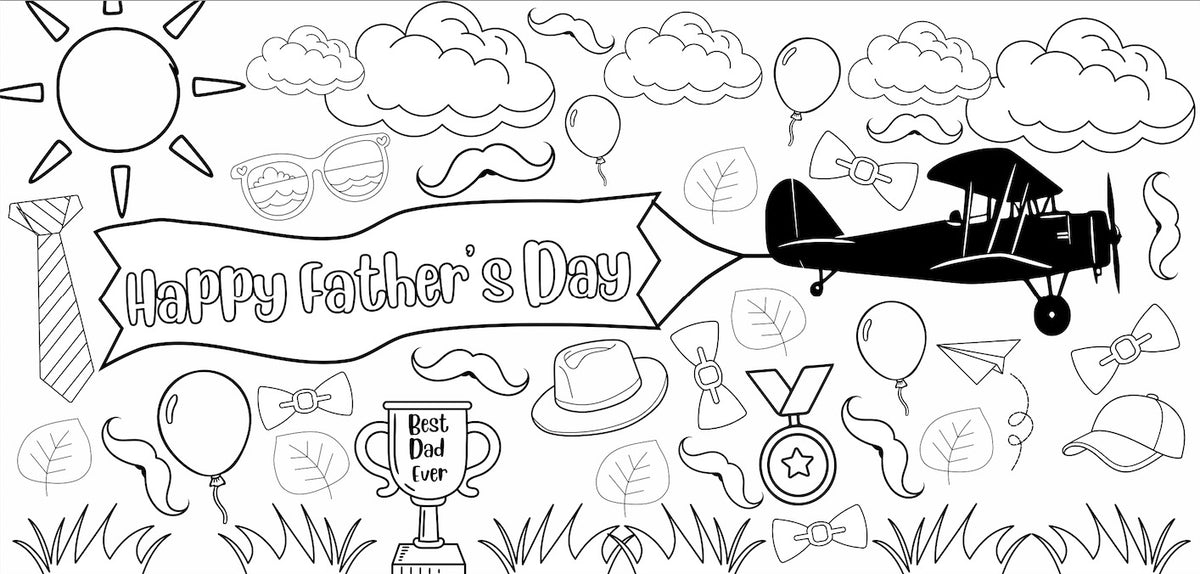 Father's Day Doodle Banner