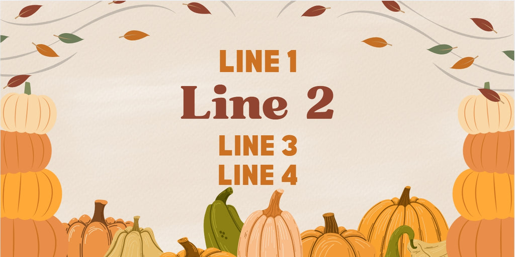 Fall Outdoor Banner