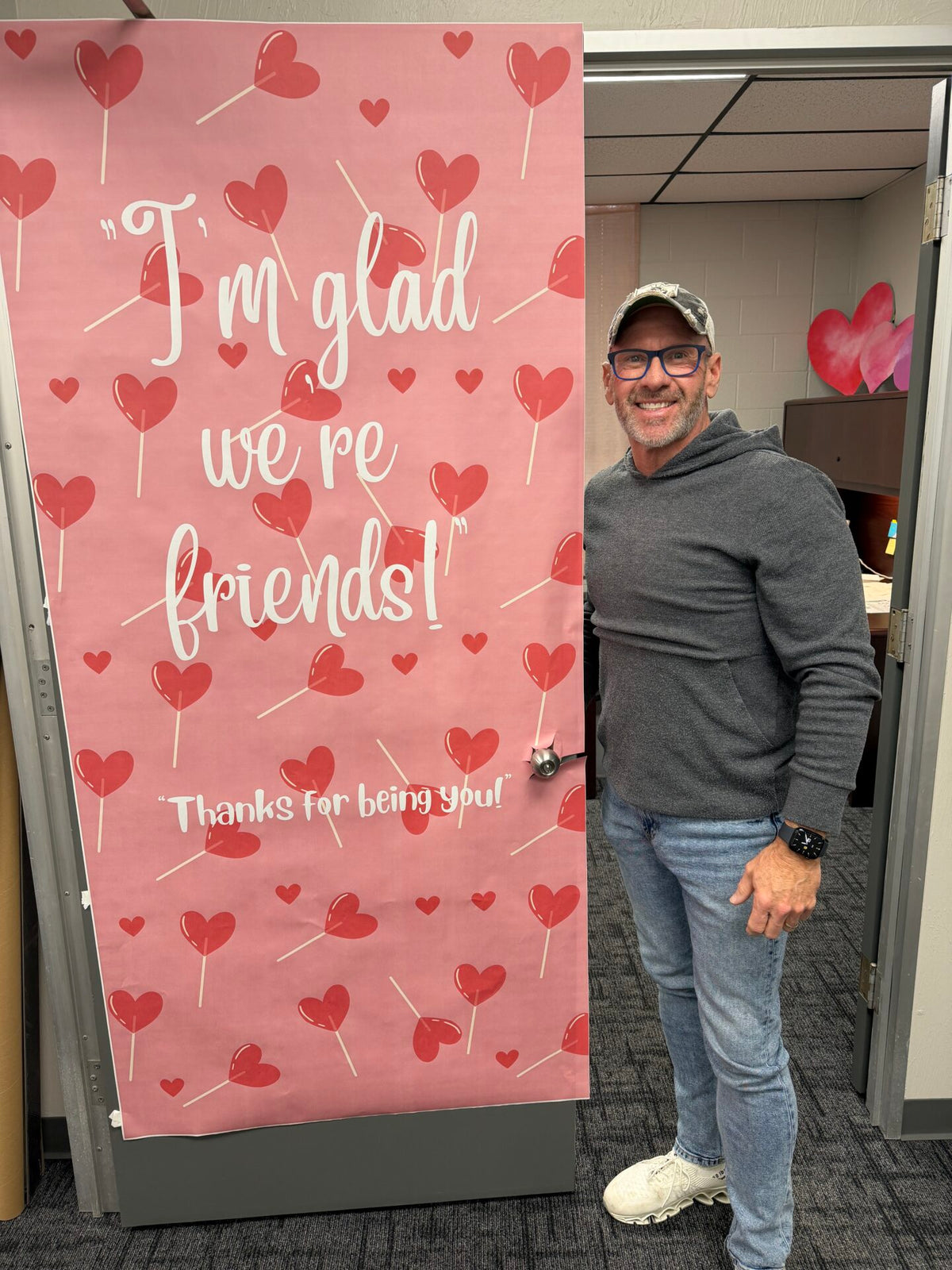 February Valentine's Door Poster image 0
