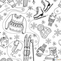 Winter Gear Doodle Art image 0