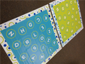 Bible Book Hop Mats - Aqua (single) image