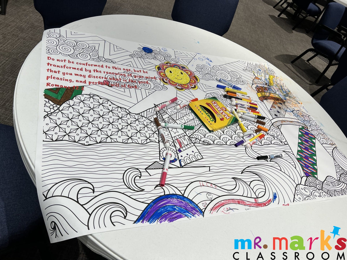 Seaside Doodle Art: Romans 12:2 image 3