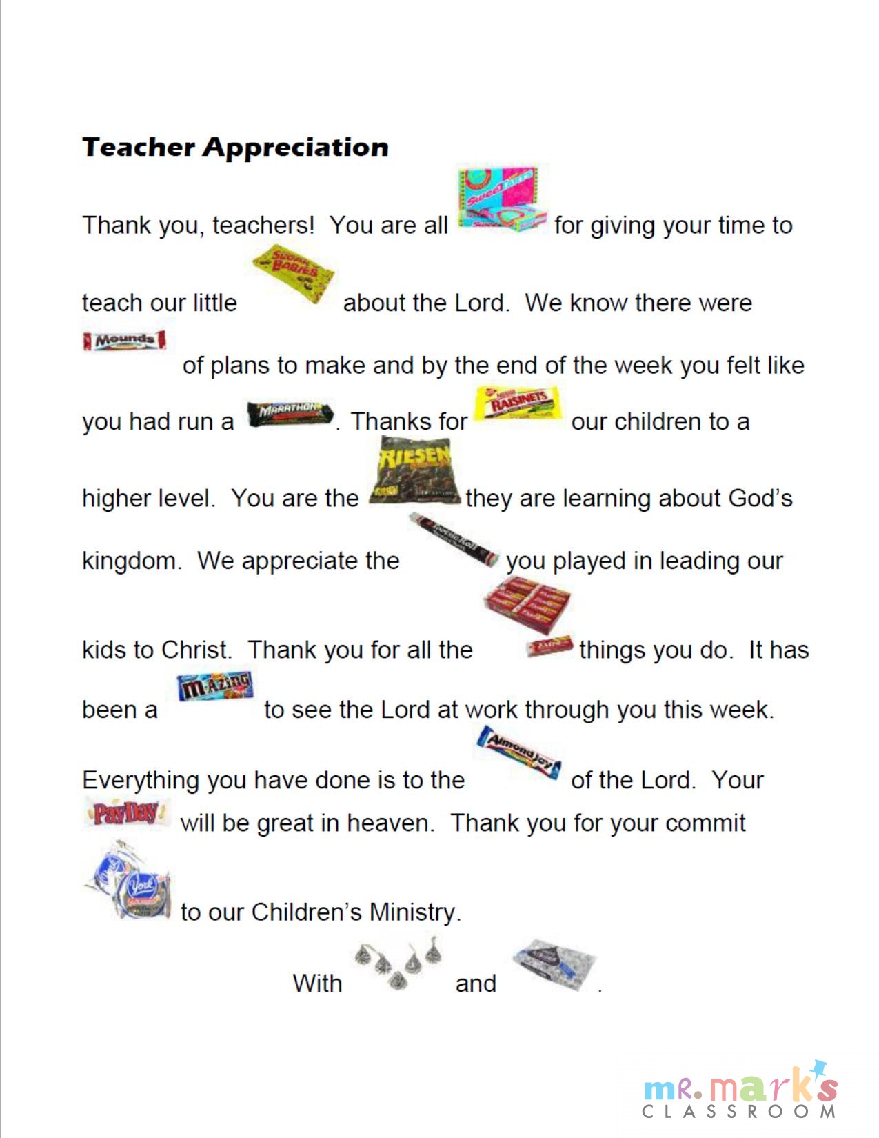 Teacher Appreciation