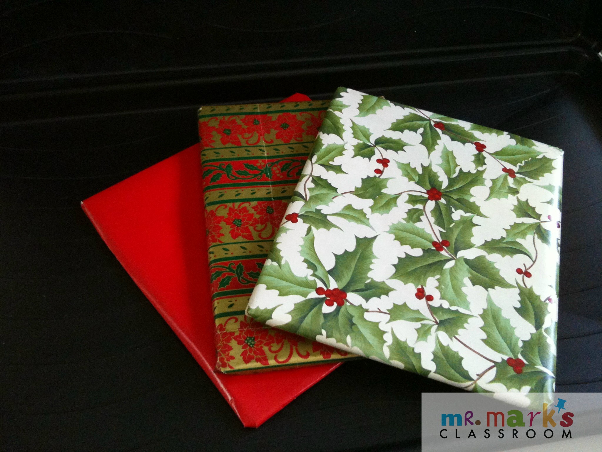 Christmas Gift-Wrapped Books