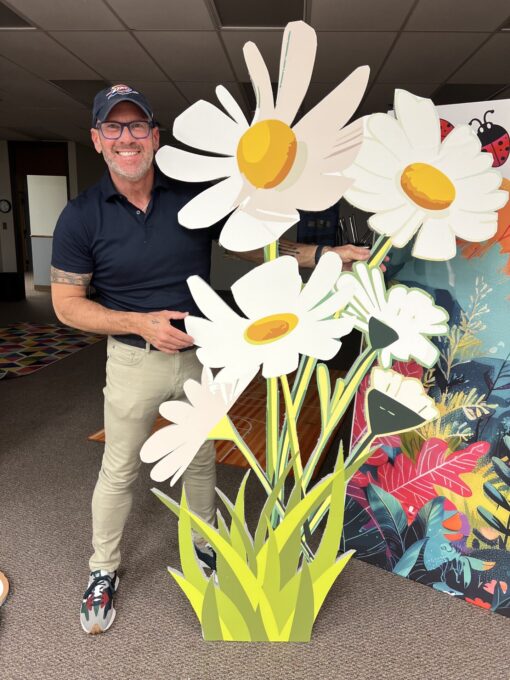 Daisies & Butterflies Prop
