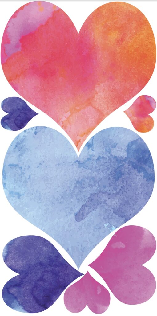 Colored Hearts Props and Backdrop - Image 4