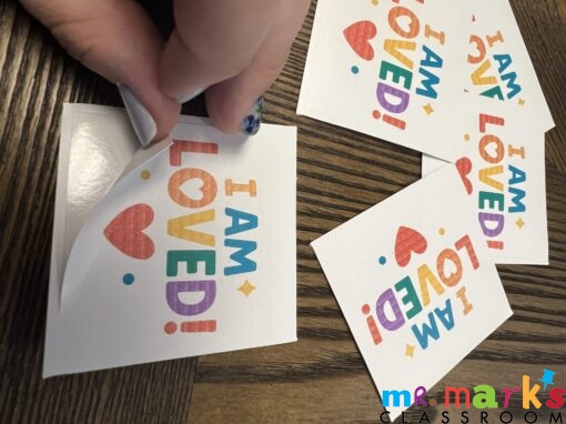 "I Am Loved" Stickers - Image 3