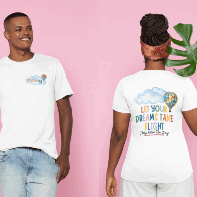 Custom "Let Your Dreams Take Flight" Tee