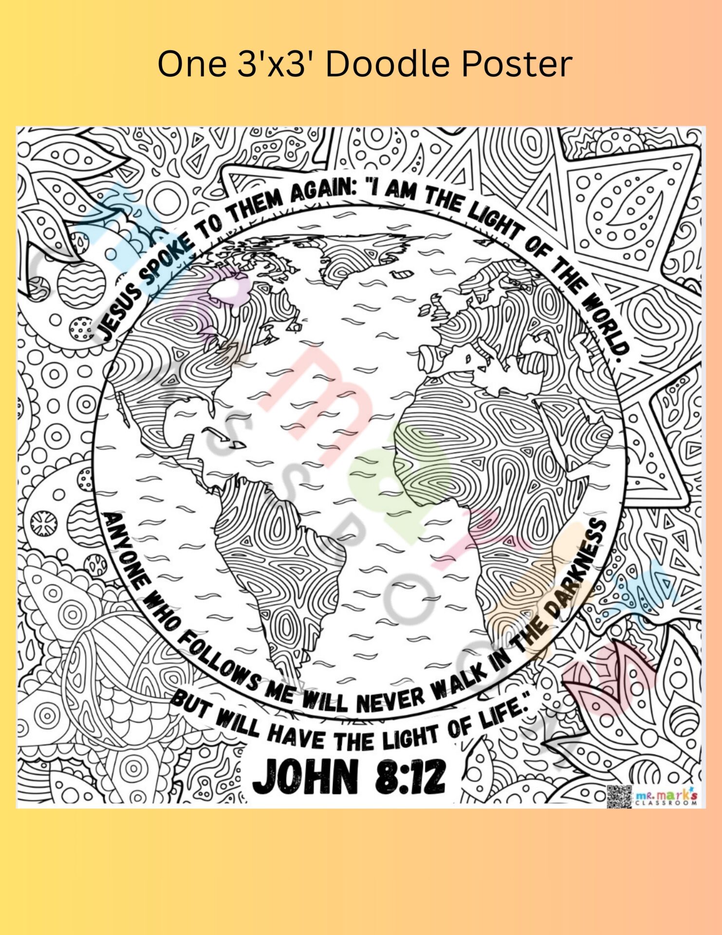 Doodle Art Individuals: Light of the World - Image 2