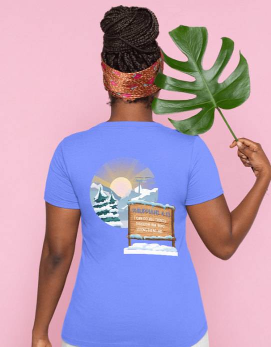 Snow Slopes Custom Tee - Image 5