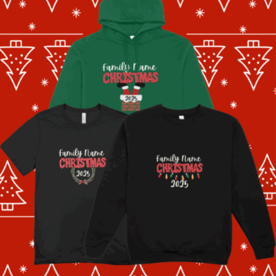 Custom Family Christmas Tee