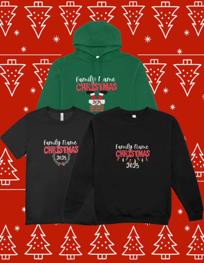 Custom Family Christmas Tee