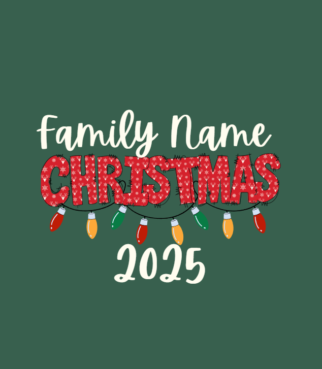 Custom Family Christmas Tee - Image 3