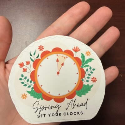 Spring Forward: Sticker