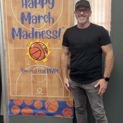 March Madness Door Poster